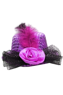 CAPPELLINO PAILLETTES VIOLA